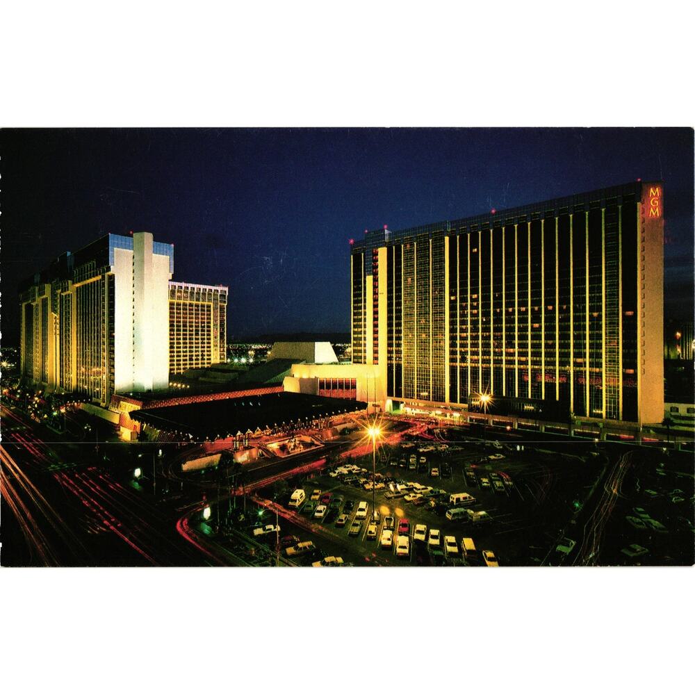 MGM Grand Hotel Las Vegas Vintage‎ Postcard Unposted